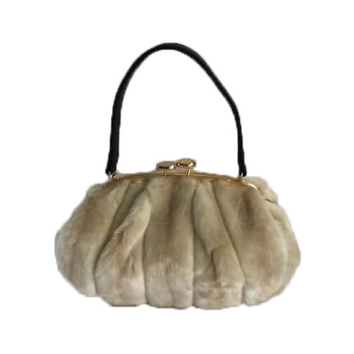 Chloe-ivory-mink-faux-fur-Handbag